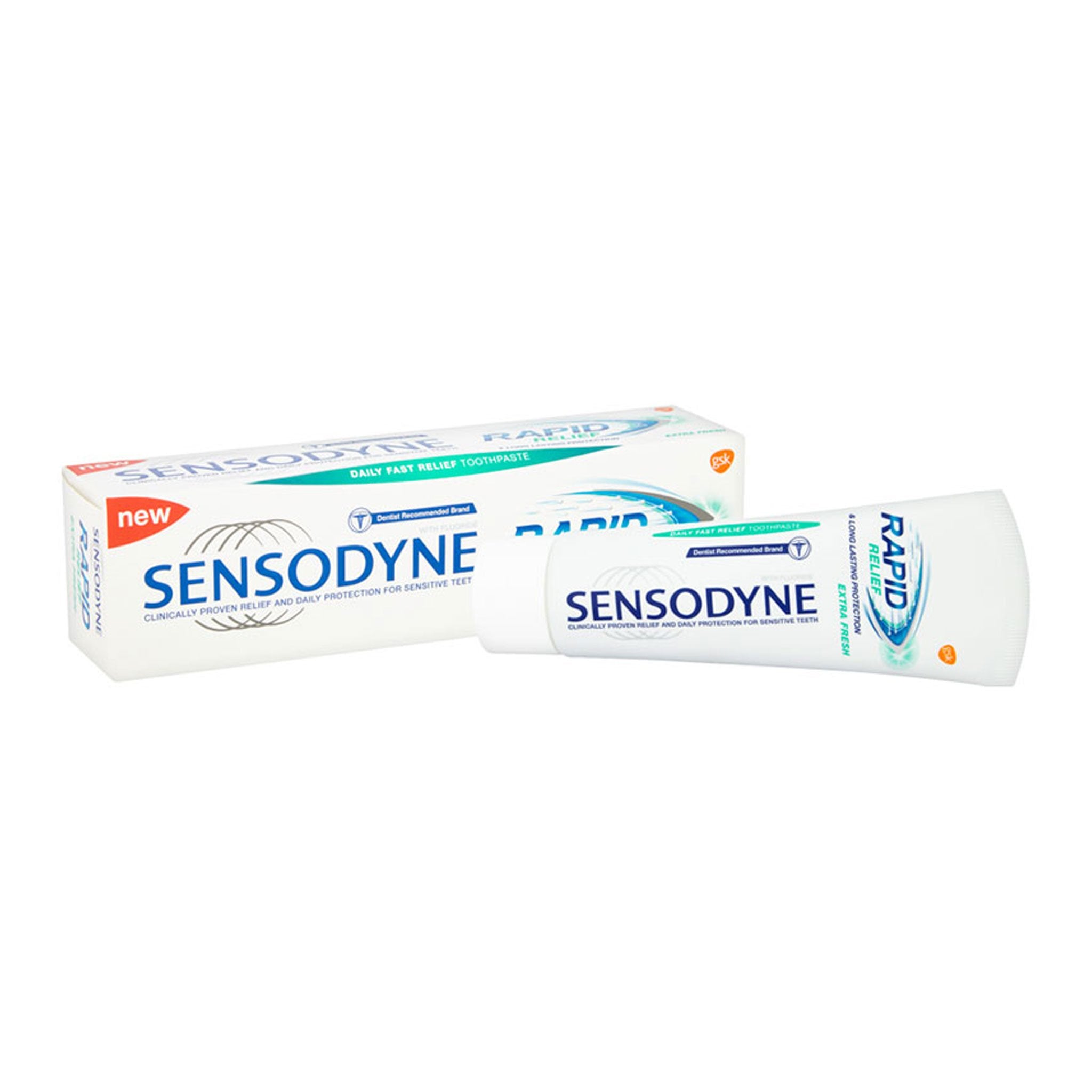 Sensodyne Rapid Relief Toothpaste – Extra Fresh (75ml) – sbbeautyplug