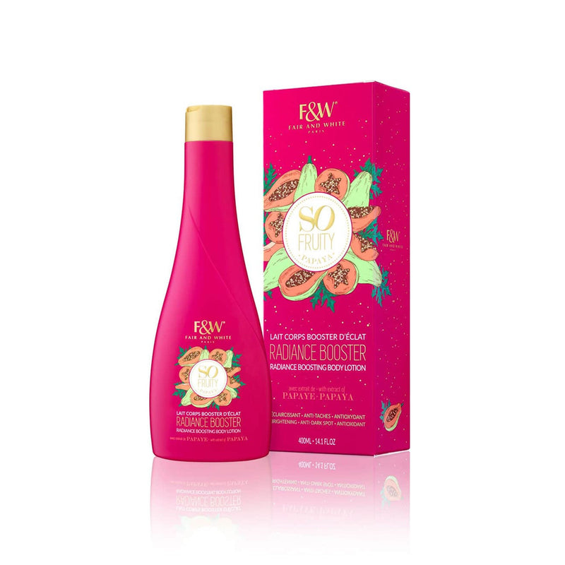 F&W SO FRUITY PAPAYA RADIANCE BOOSTING BODY LOTION 400ML