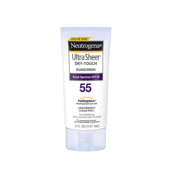Neutrogena Ultra Sheer Sunscreen SPF 55, 5.0 oz