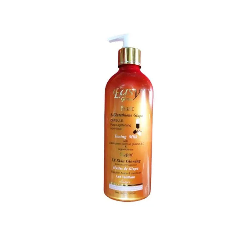 Easy Glow Super 3x Skin Glowing Glupa Egyptian Toning Milk -500ml